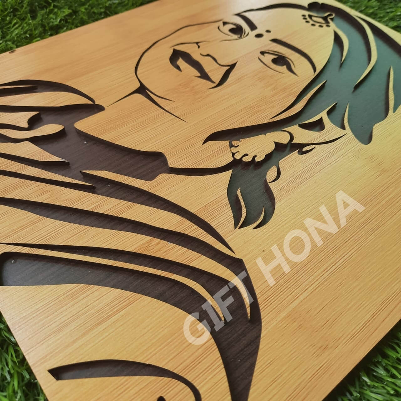Wooden Solo Portrait ( Single Face ) 30x24 inch