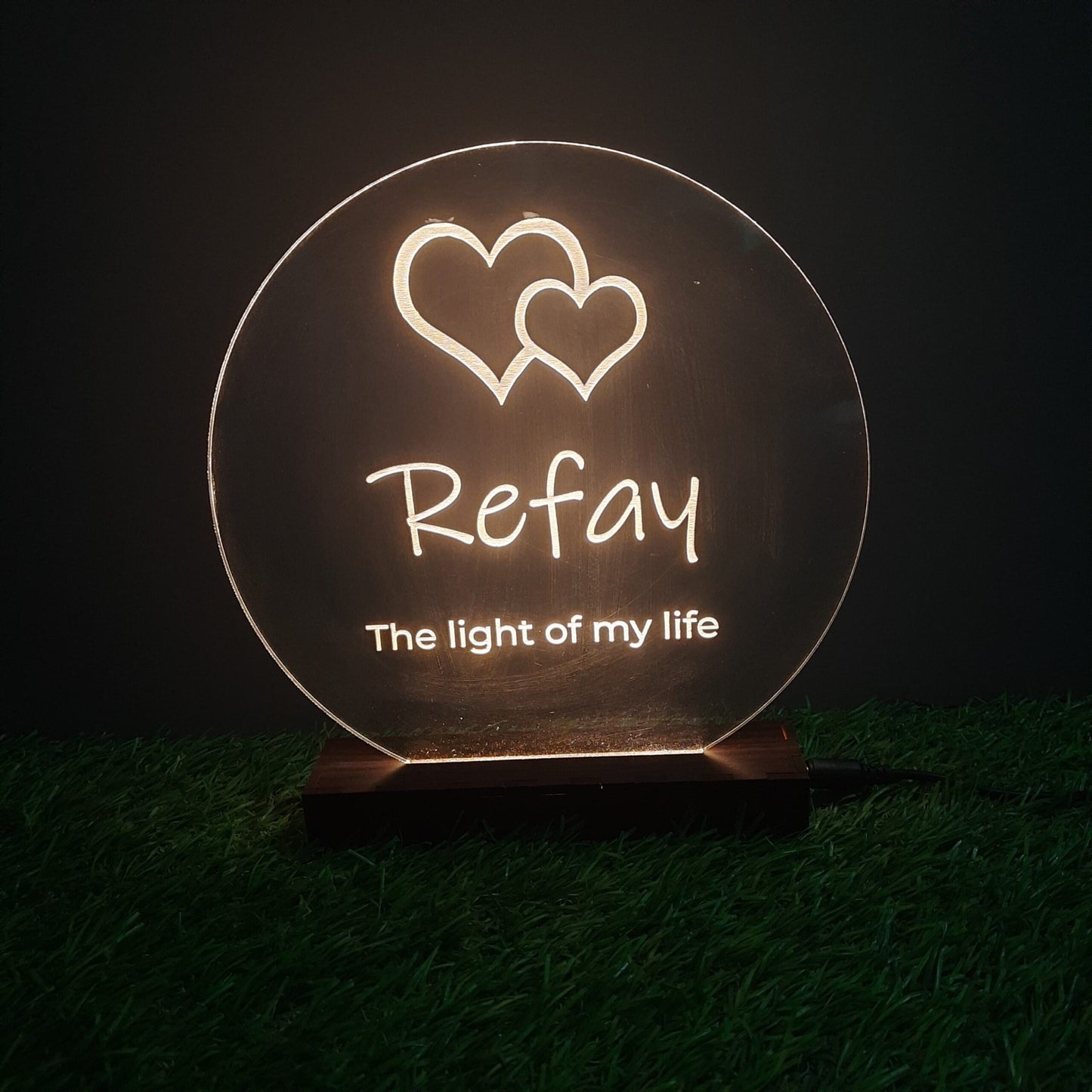 Minimalist Round 3D Illusion Lamp