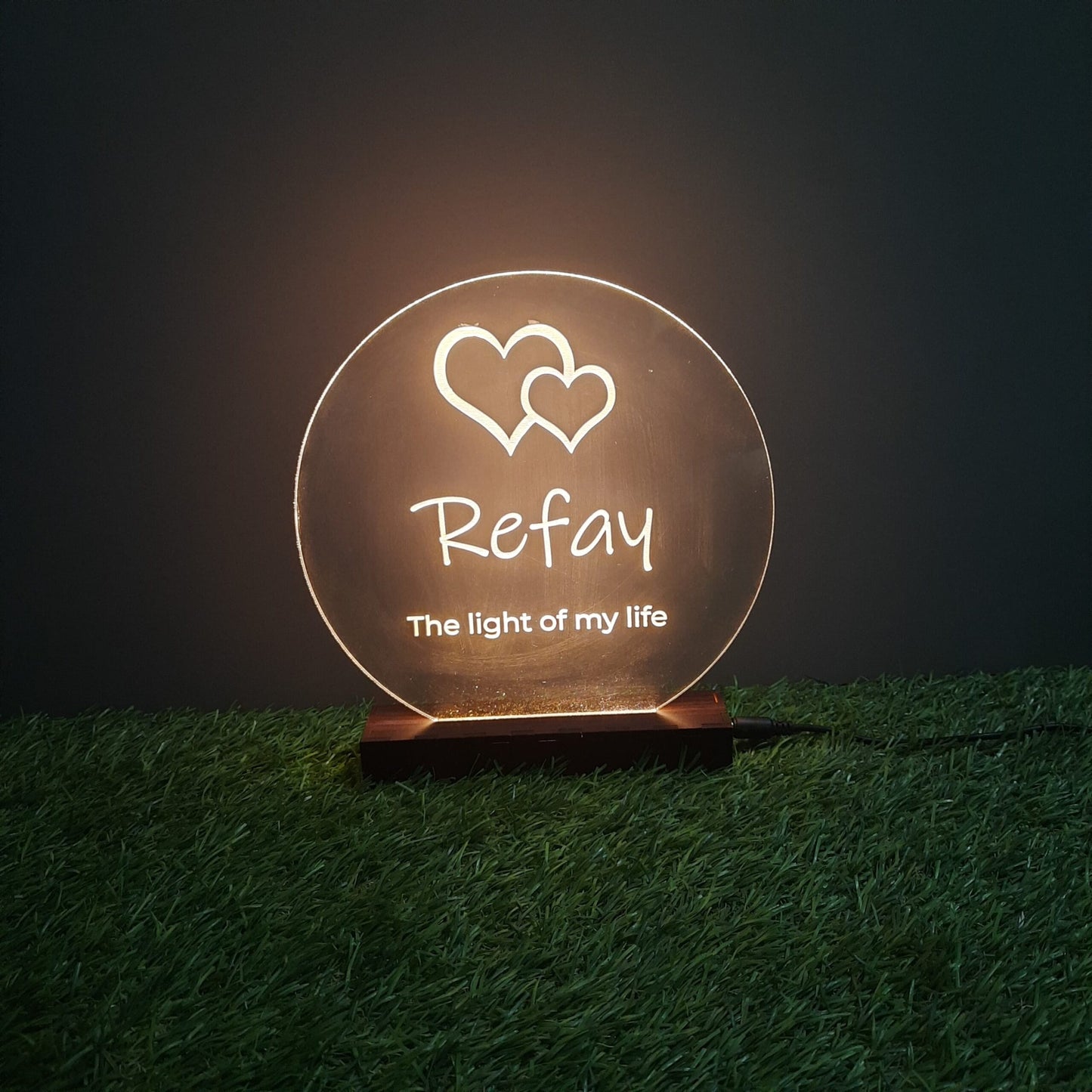 Minimalist Round 3D Illusion Lamp