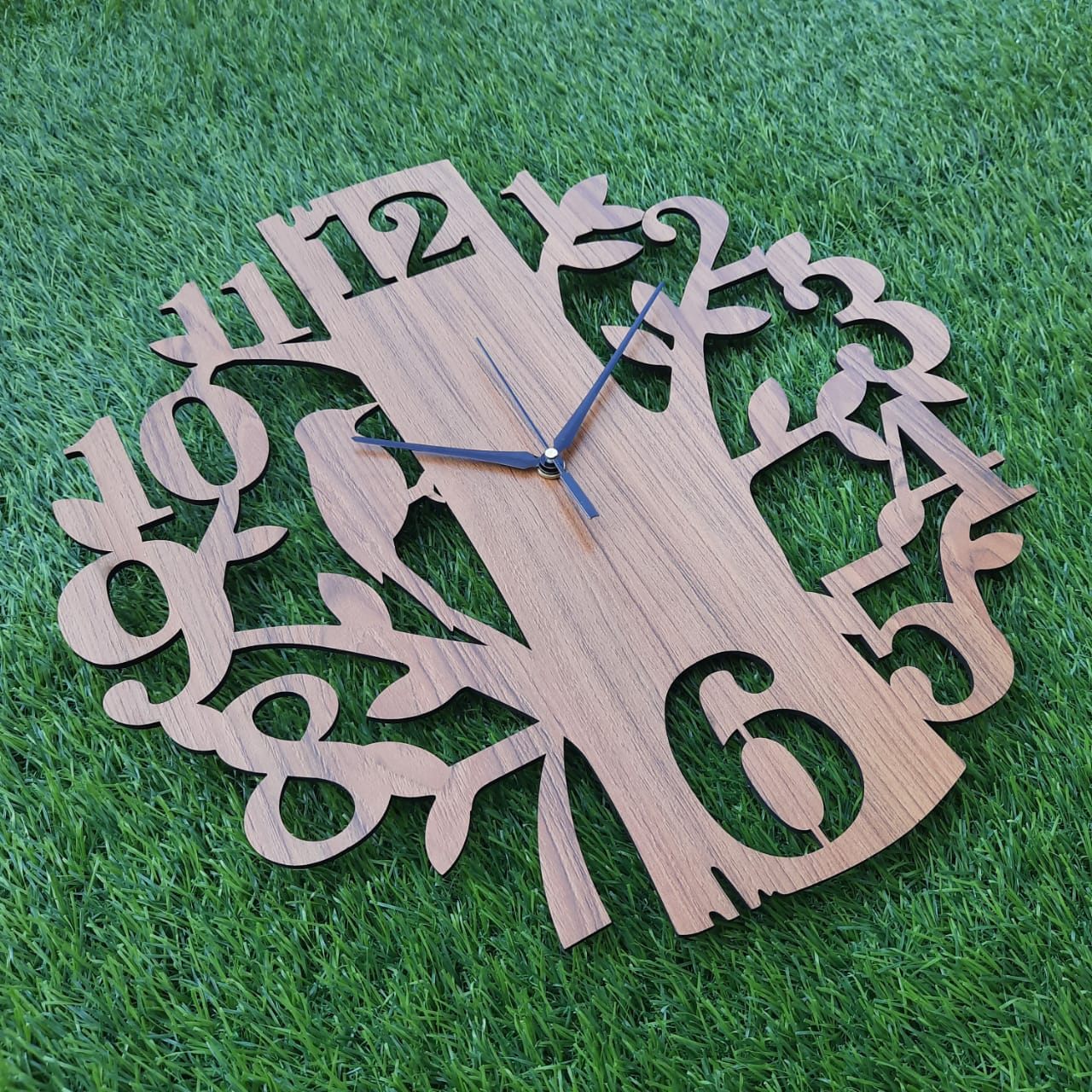 Woodpecker Wooden Wall Clock