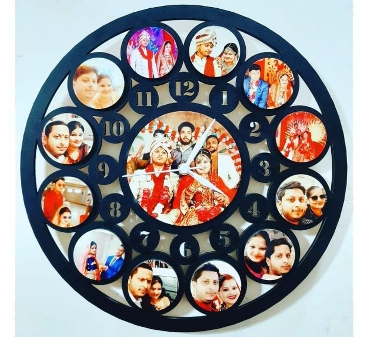 Photo Collage Clock (13 Photos required)