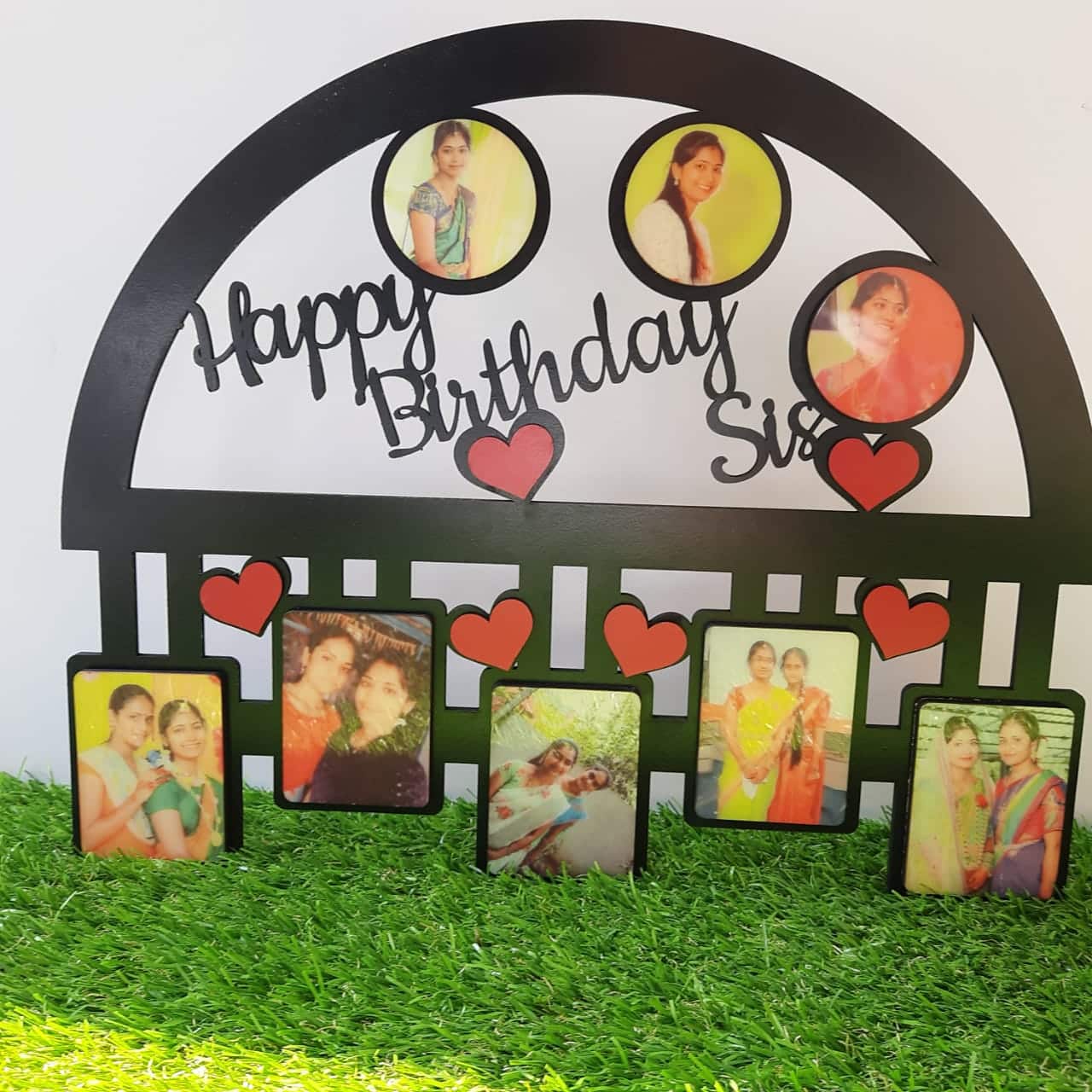 TRENDING SEMI CIRCULAR COLLAGE FRAME