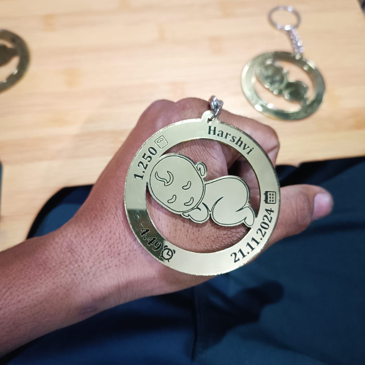 Customized Baby Keychain