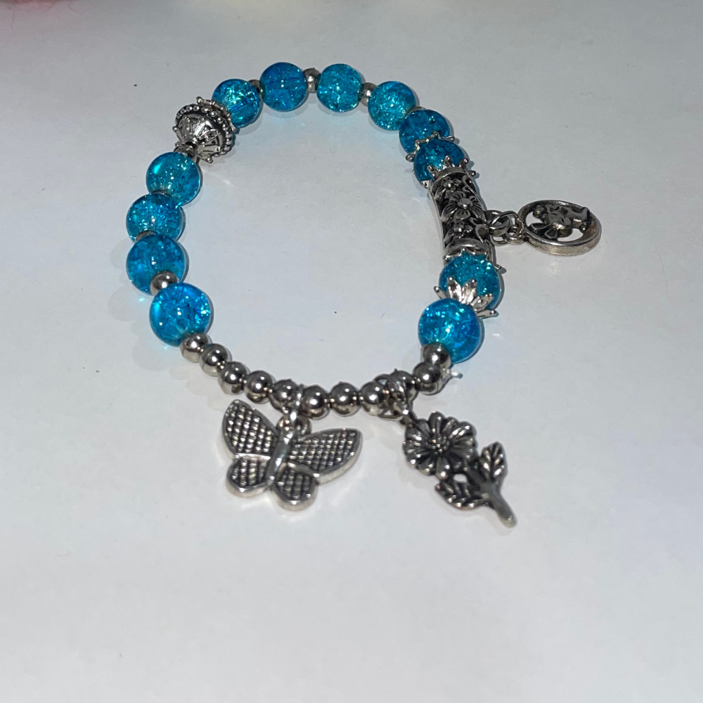 Crystal Blue Serenity Bracelet