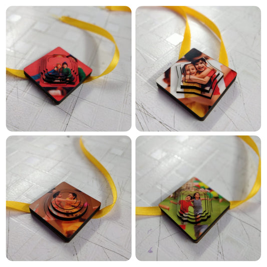 3d personalized rakhi