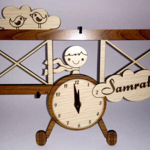 Kid's Double Layered wall/table clock
