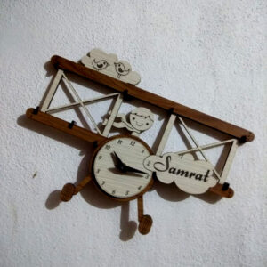 Kid's double layered customized wall/table clock