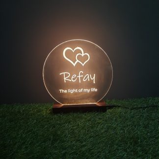 MINIMALIST ROUND 3D ILLUSION LAMP