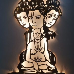 Swami Samarth Wall-Hanging LED Frame