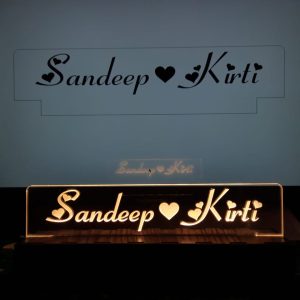 Acrylic 3D Name Illusion Lamp