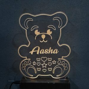 Teddy illusion lamp